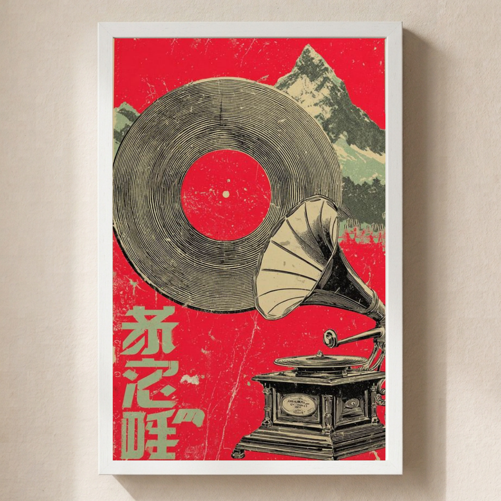 Vintage Vinyl Art No. 06