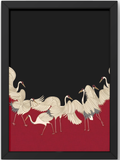 Crimson Cranes No. 57
