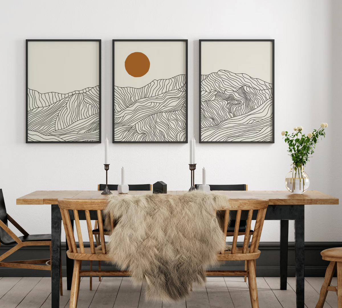 Alps Line Art No. 30