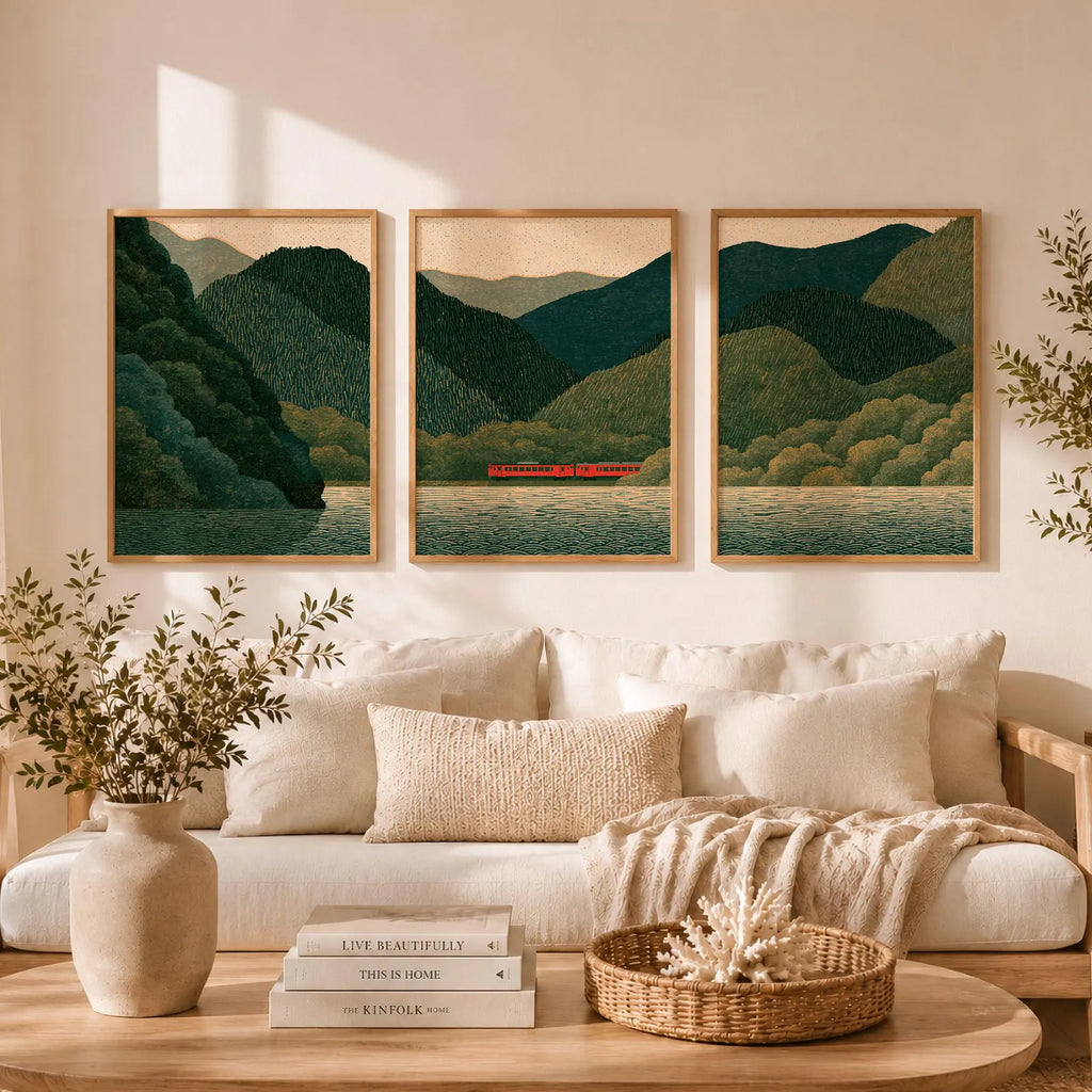 Japanese Mountain Set No. 65