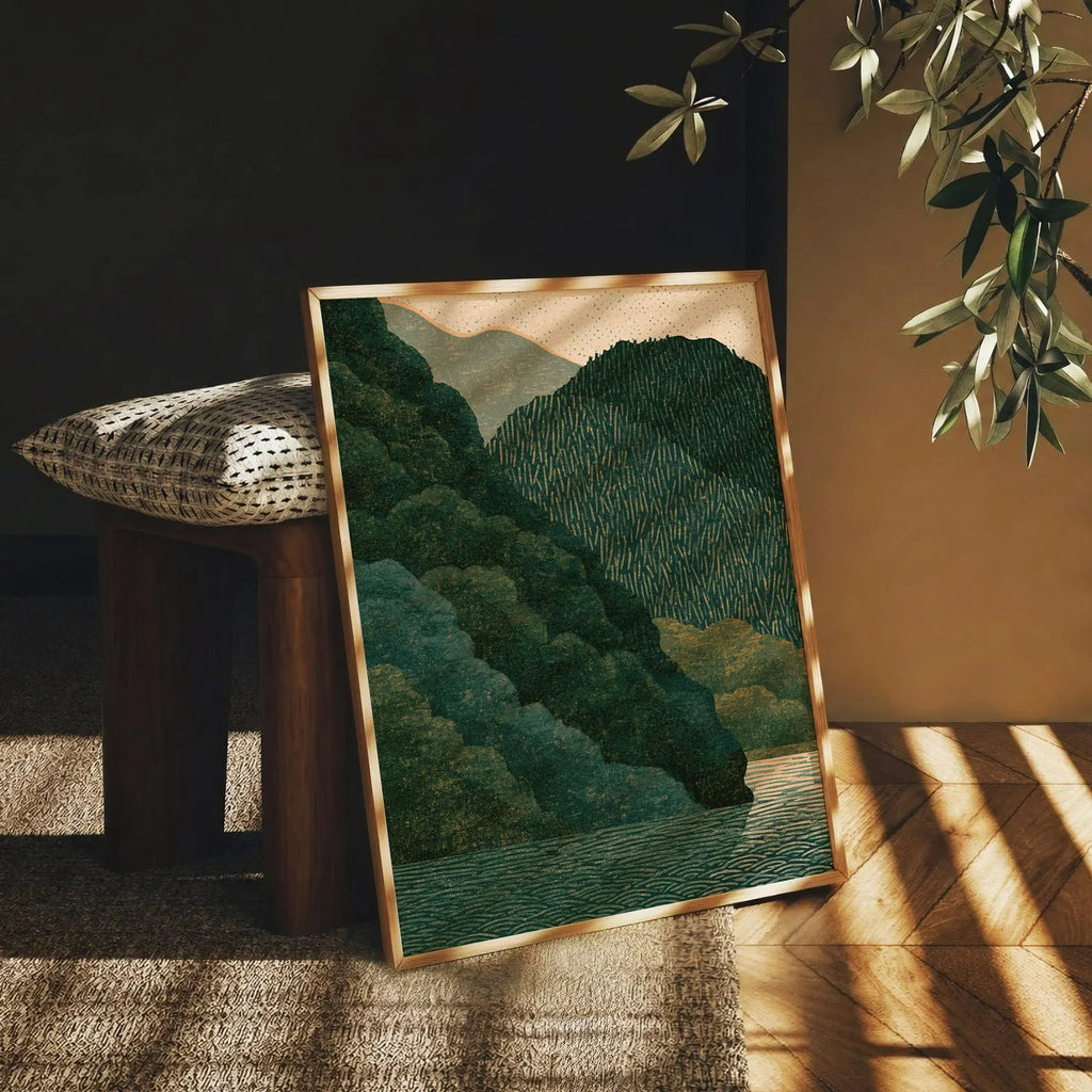 Japanese Mountain Set No. 65