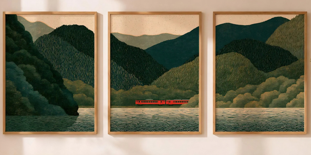 Japanese Mountain Set No. 65