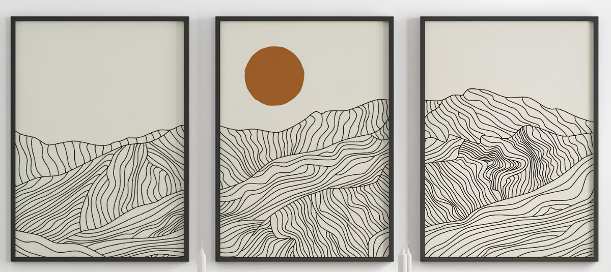 Alps Line Art No. 30